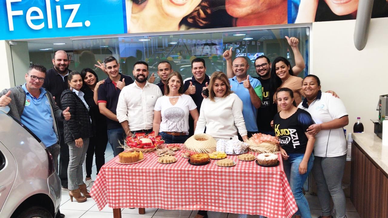 Arraiá da Azul na loja 1