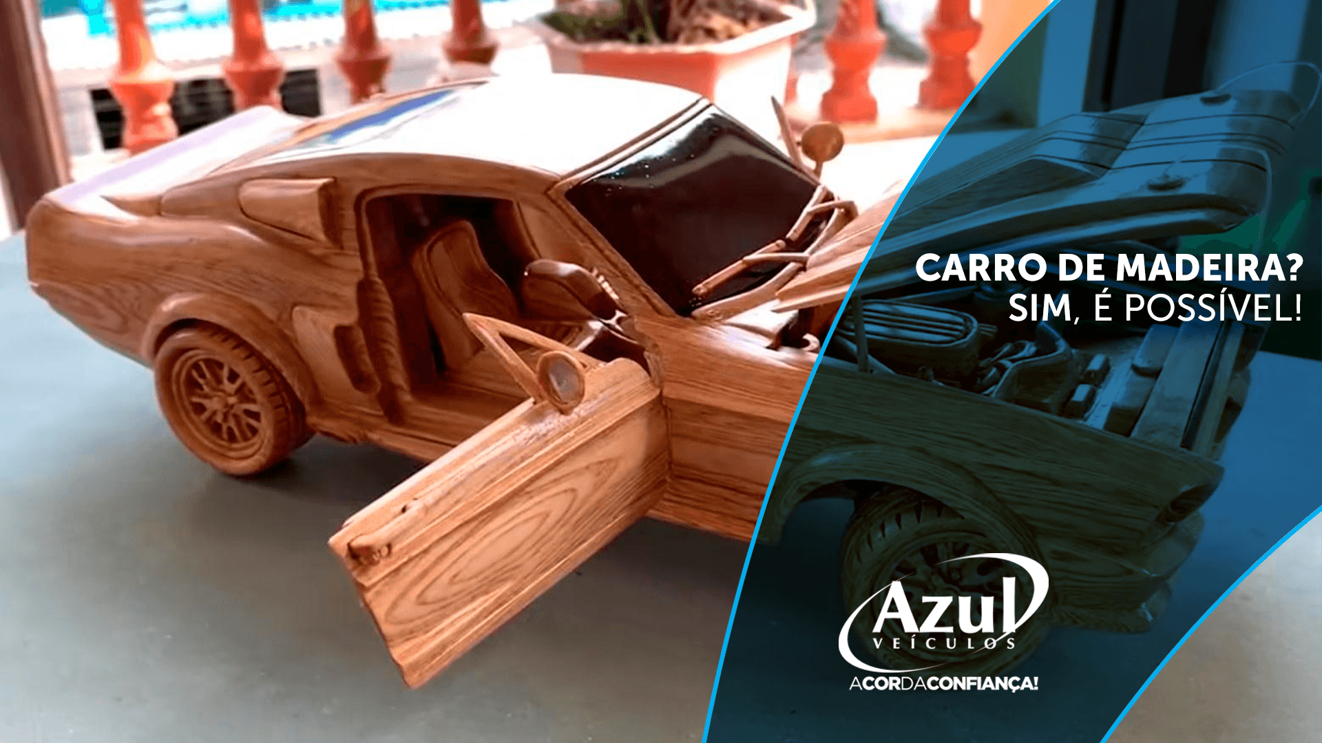 Carro de madeira? ? Sim, é possível!
